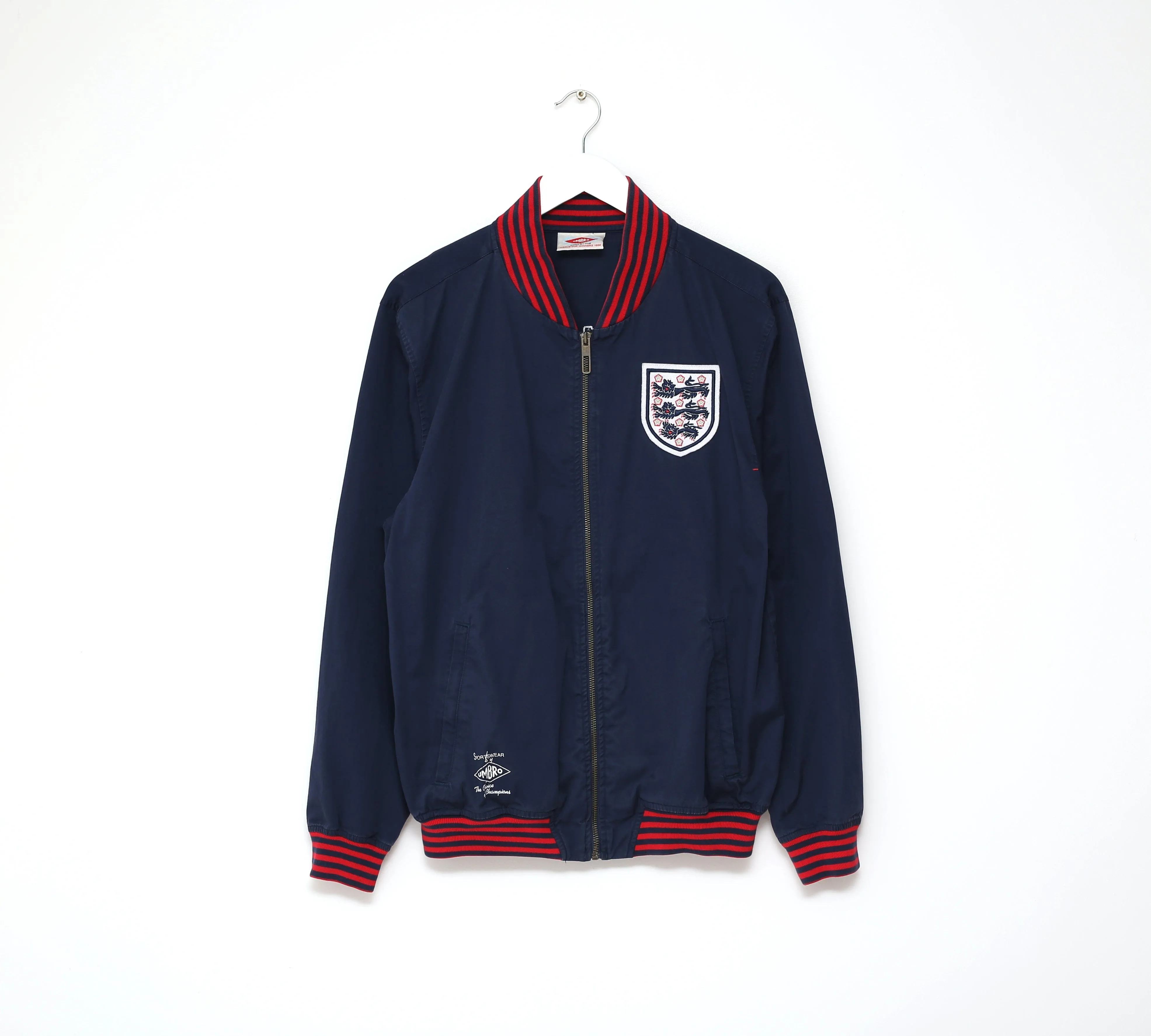 1966 Alf RAMSEY England Retro Umbro Football Track Top Jacket (M) World Cup 66