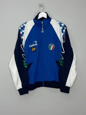 1990/92 ITALY TRACK JACKET (L) DIADORA