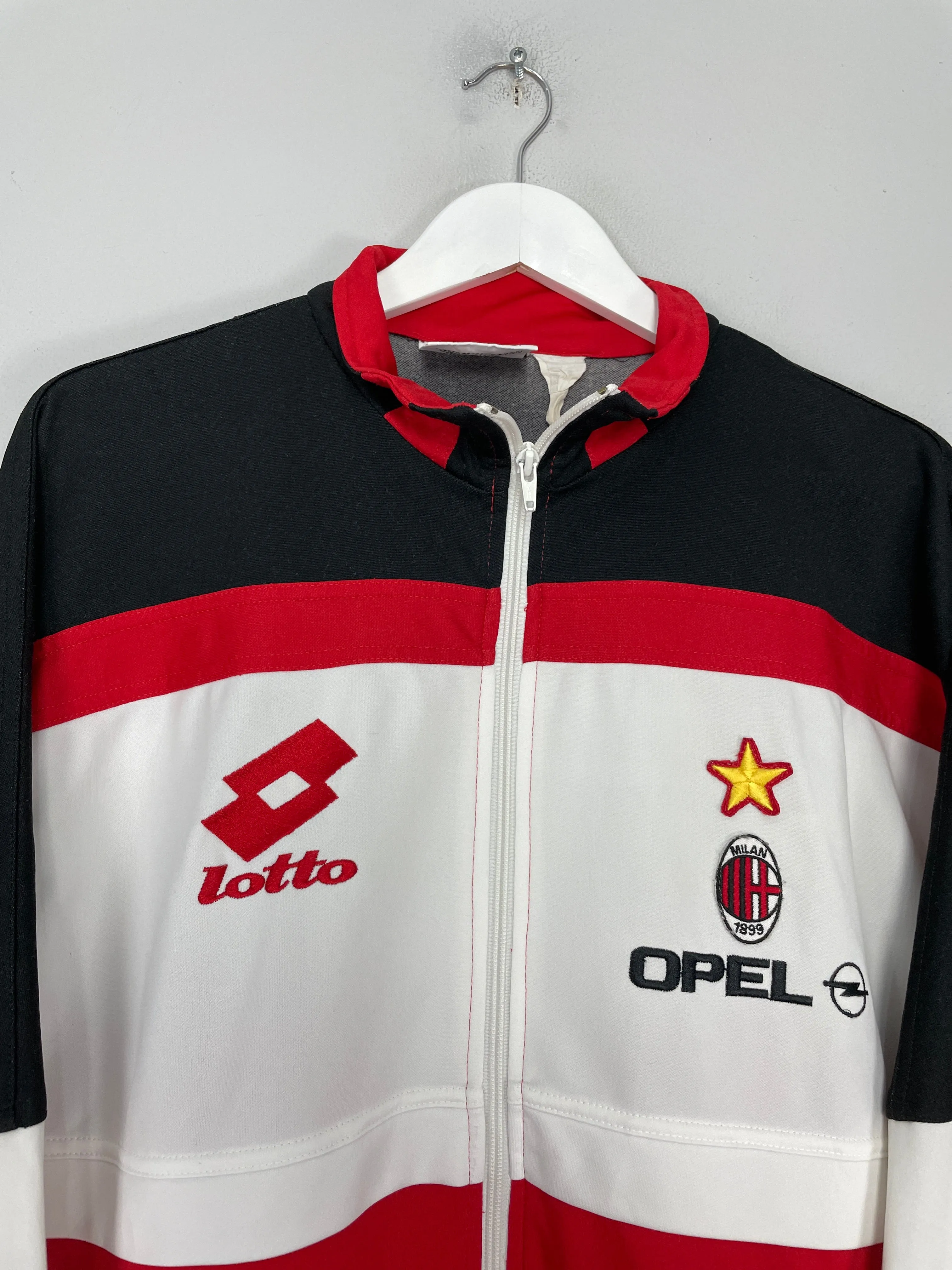 1995/96 AC MILAN TRACK JACKET (M) LOTTO