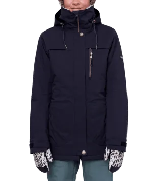 686 Women's Spirit Insulated Snowboard Jacket Black Geo Jacquard 2024