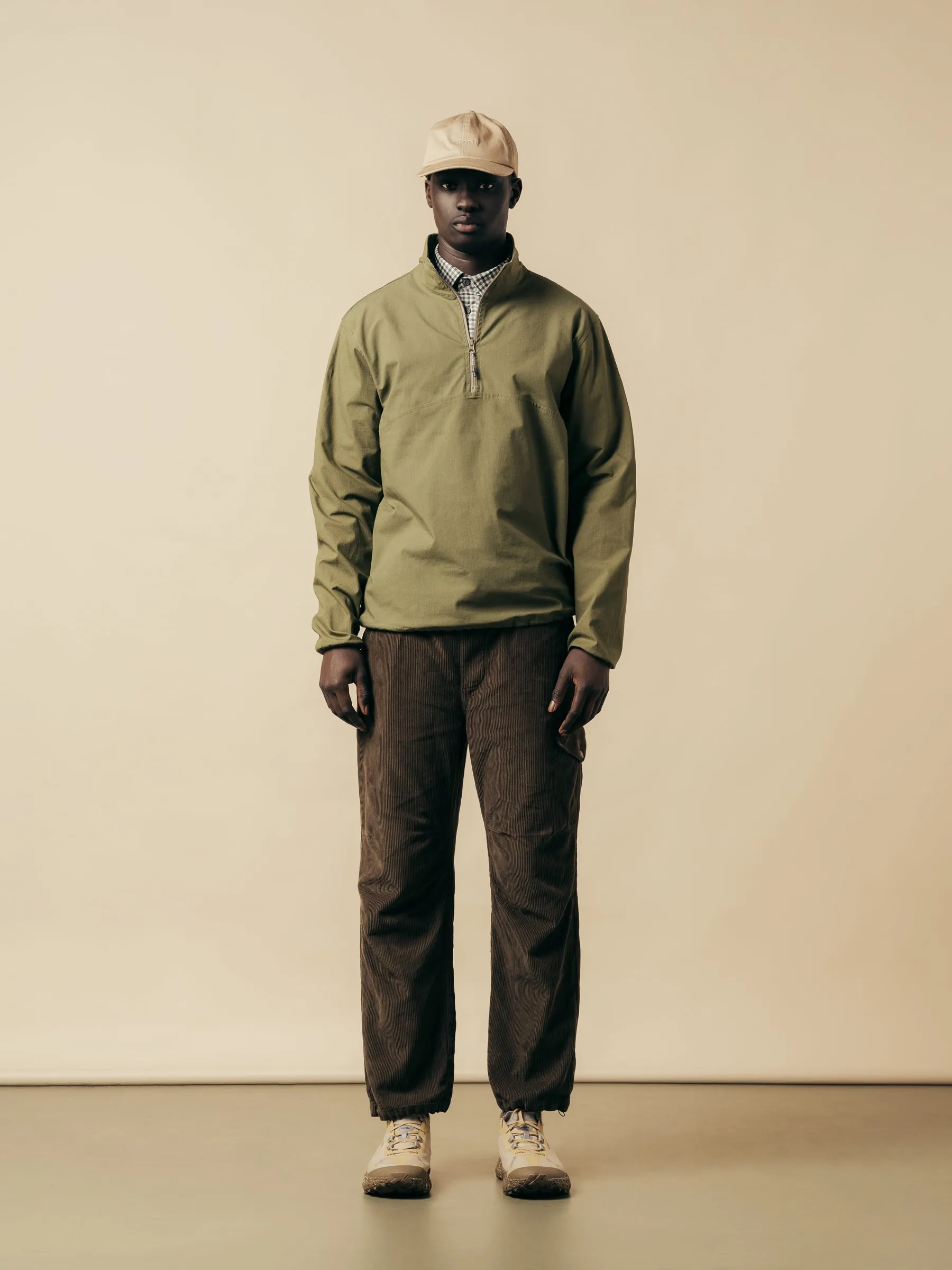 Aberfeldy Windbreaker In Light Military Cotton Ripstop