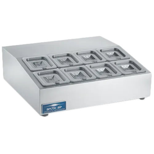 Arctic Air ACP8SQ Refrigerated Countertop Pan Rail