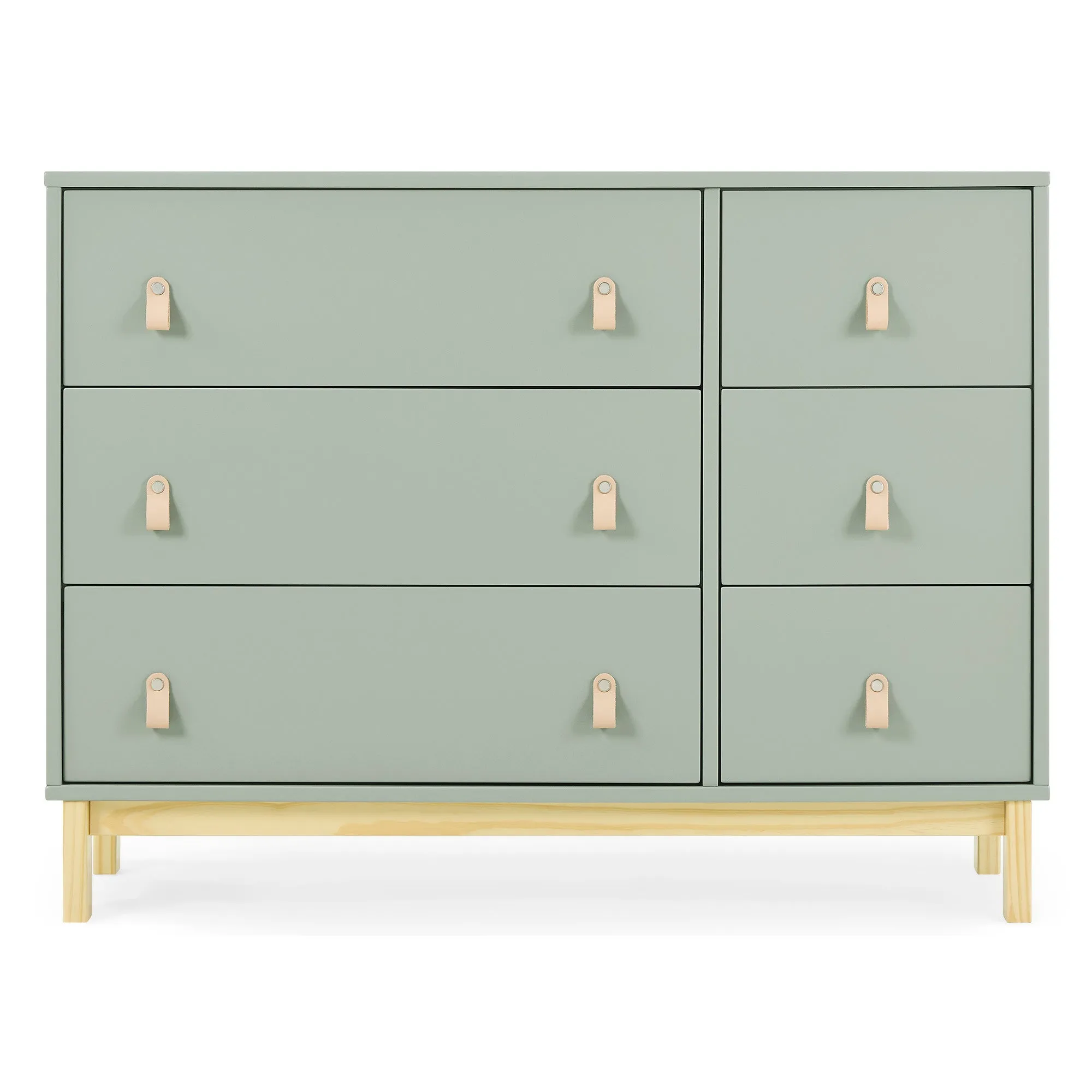 babyGap Legacy 6 Drawer Dresser with Leather Pulls and Interlocking Drawers