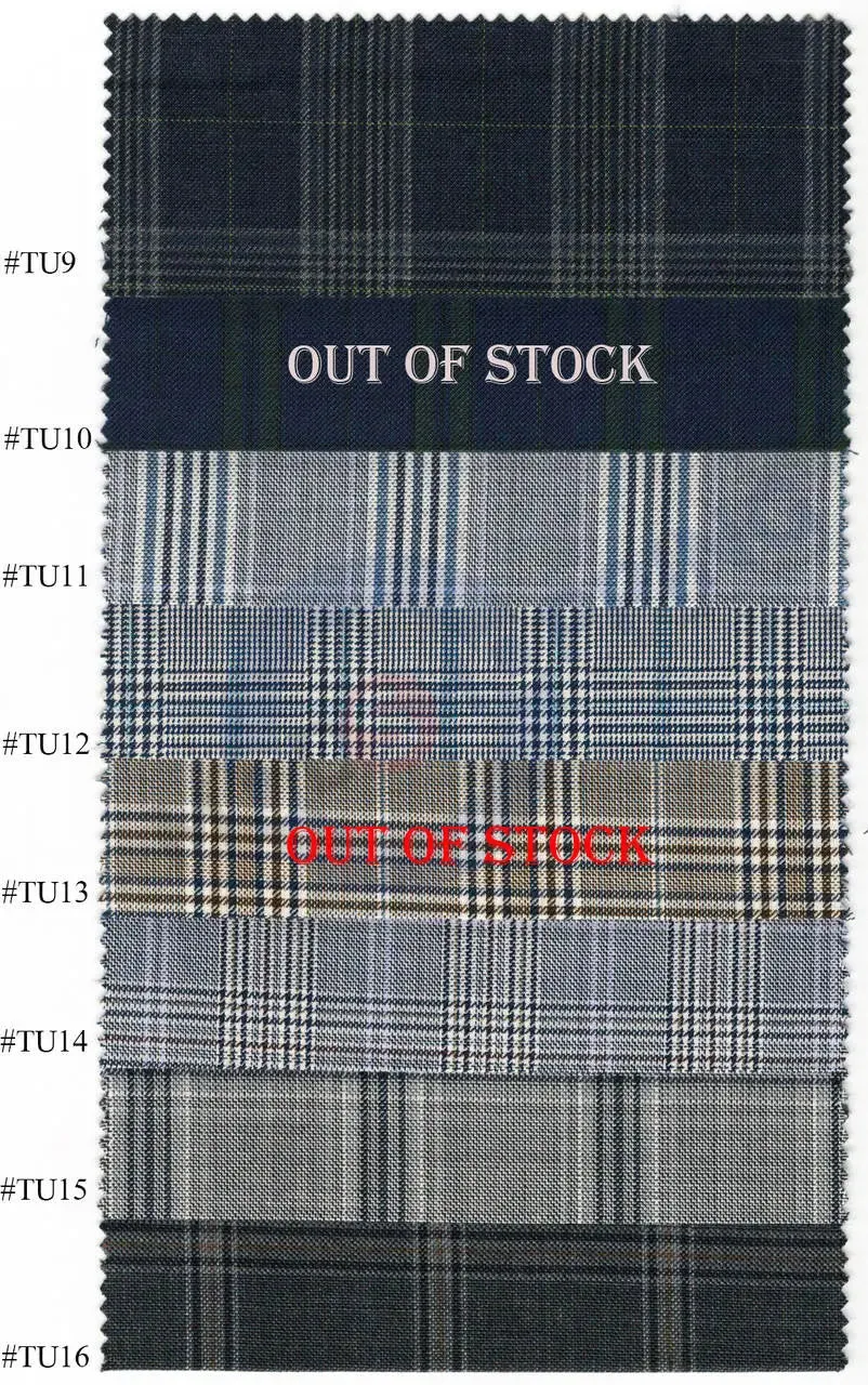 Bespoke Plaid Check Trouser