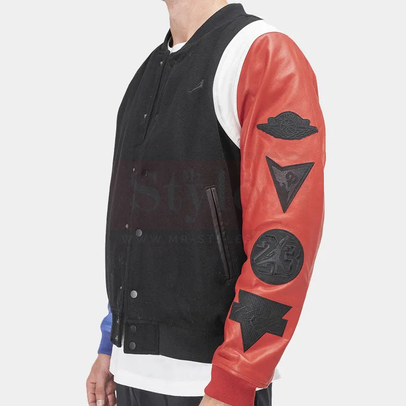 Best Style Genuine High Air Jordan DNA Leather Varsity Fashion Jacket