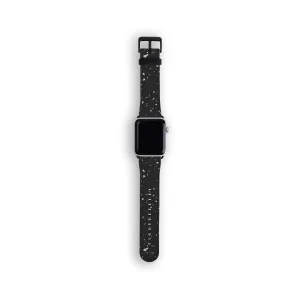 Black Terrazzo Watch Strap