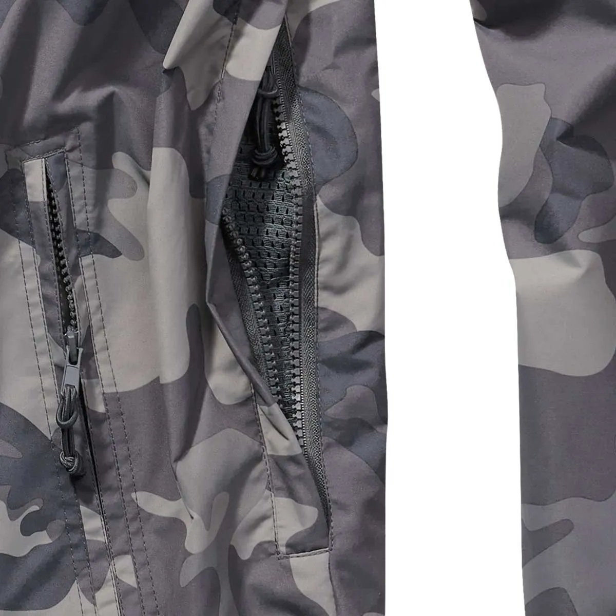 Brandit Summer Windbreaker Jacket Grey Camo