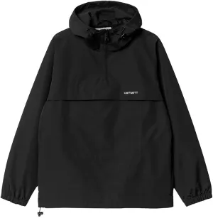 Carhartt WIP Mens Windbreaker Pullover Black White