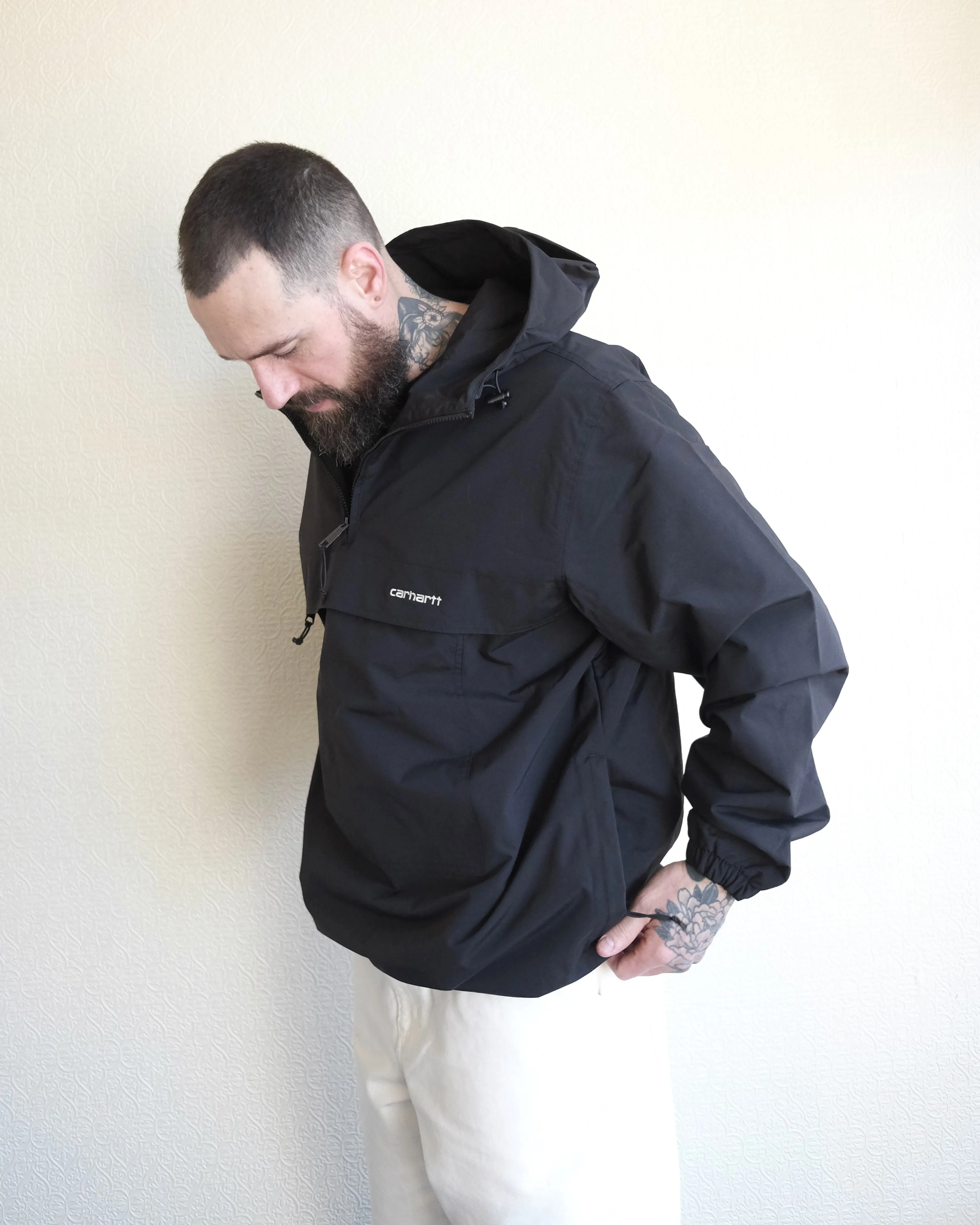 Carhartt WIP Windbreaker, Black Nylon