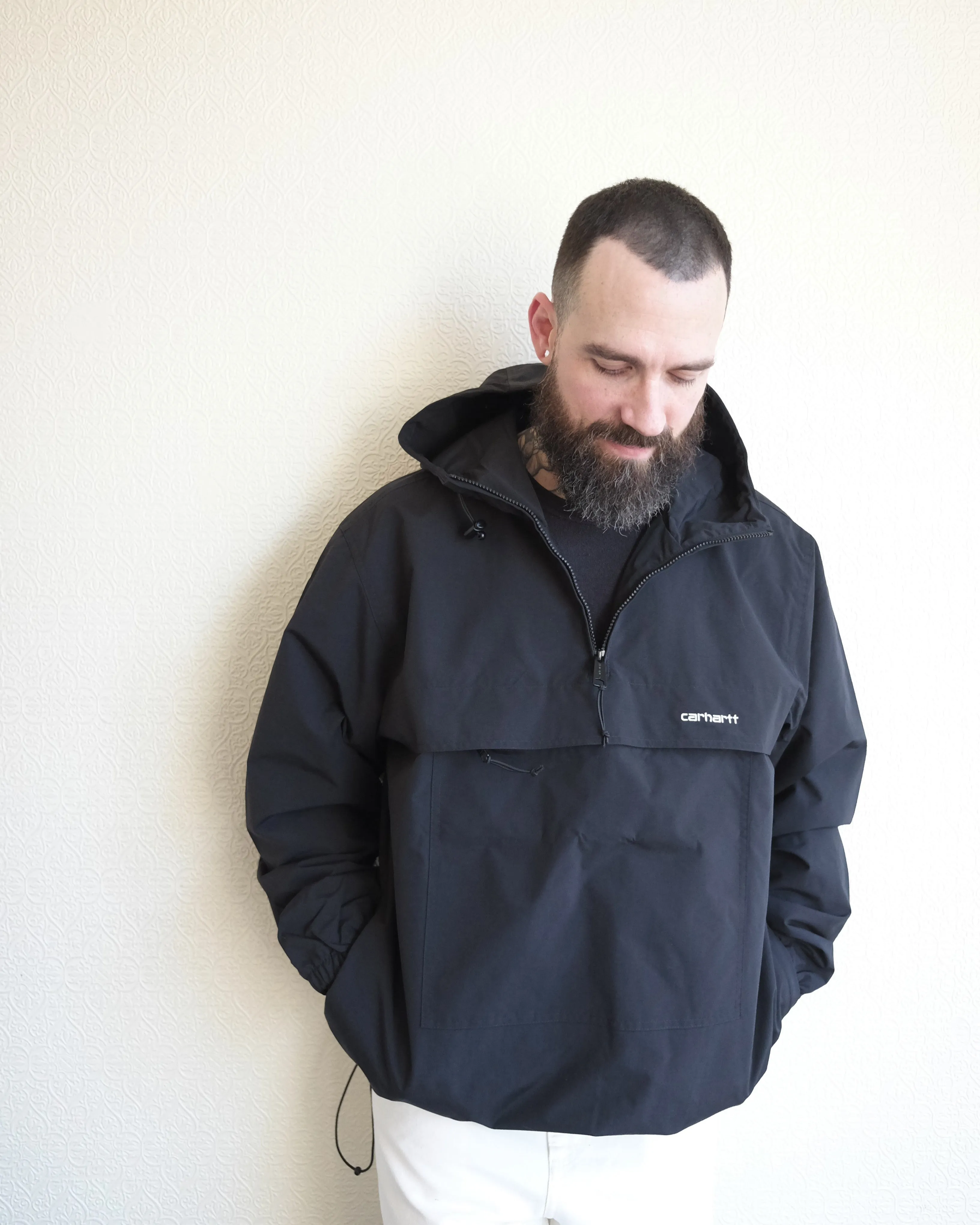 Carhartt WIP Windbreaker, Black Nylon