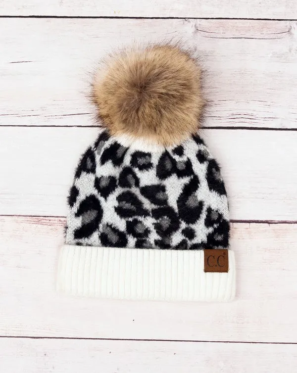 CC Leopard Beanie