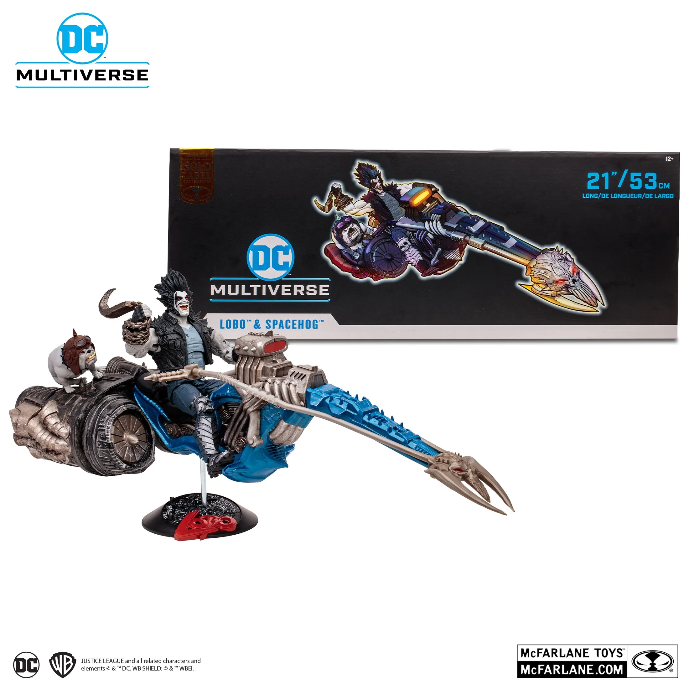 DC Multiverse Exclusive Gold Label Lobo & Bike