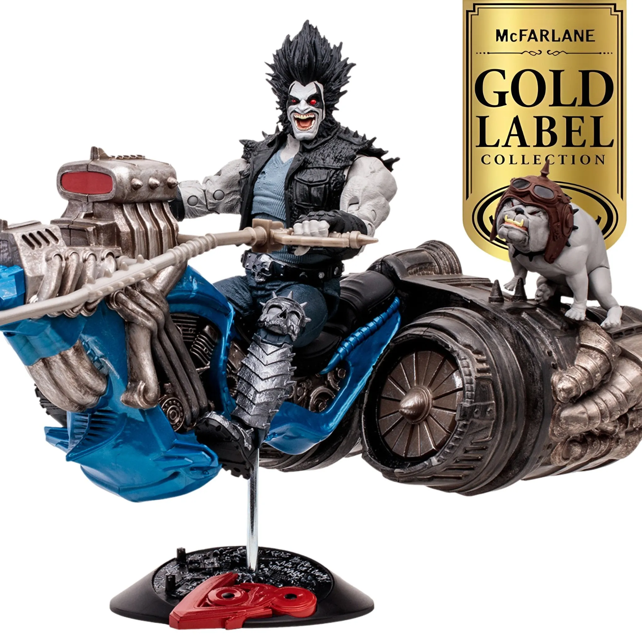 DC Multiverse Exclusive Gold Label Lobo & Bike