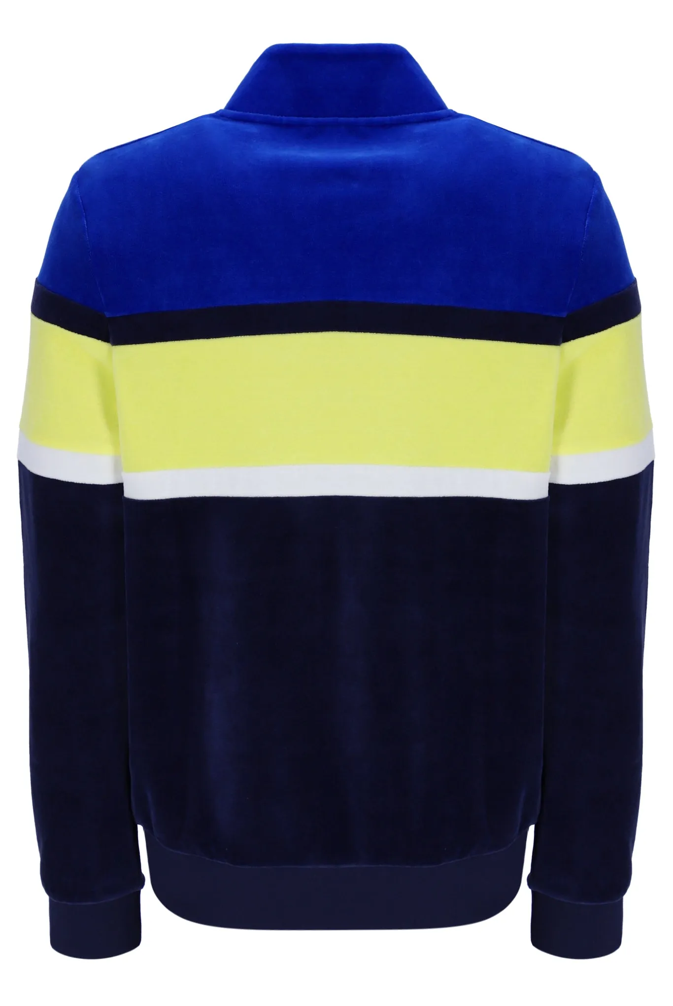 Decker Colour Blocked Velour Track Top