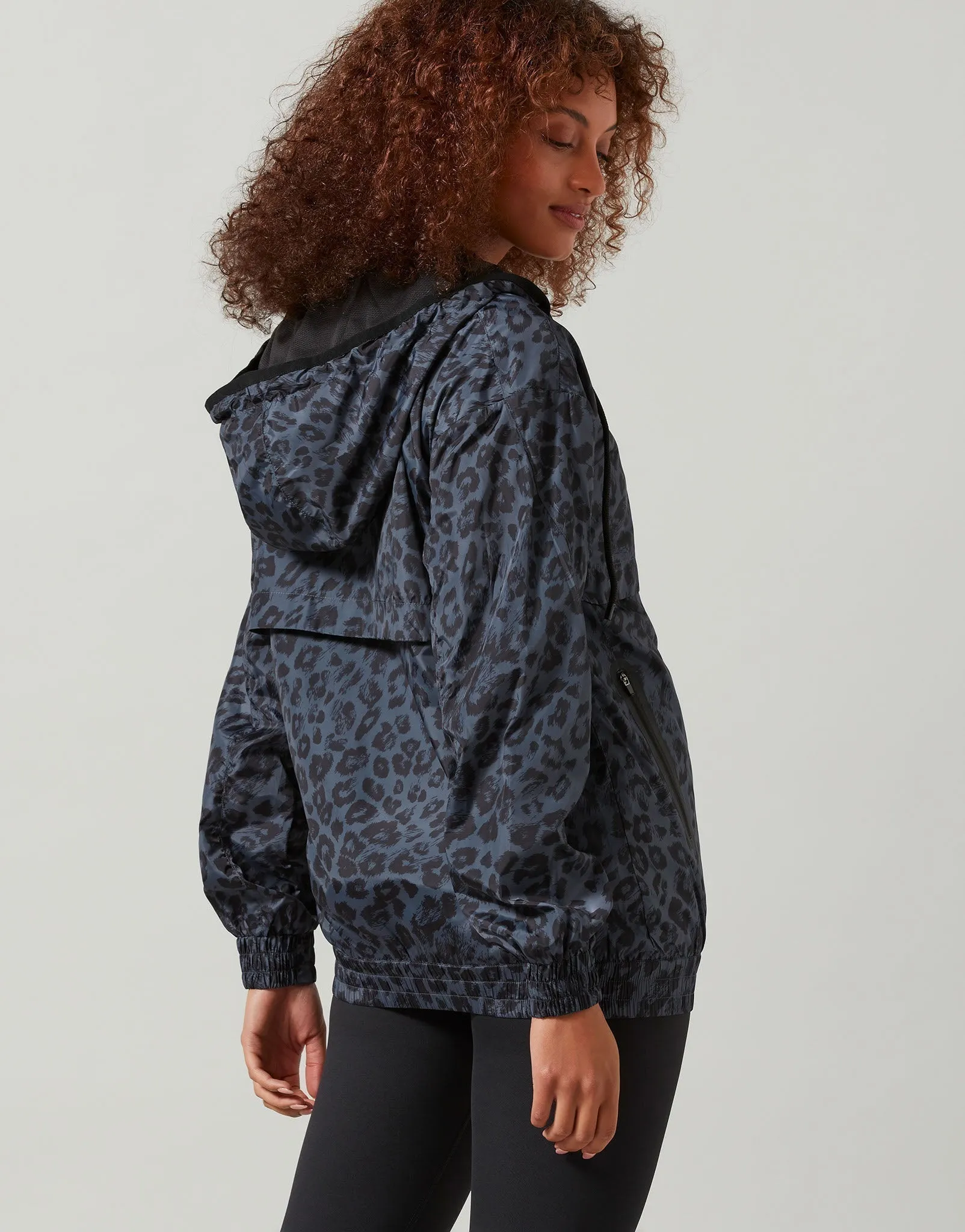 Evie Jacket in Obsidian Leopard