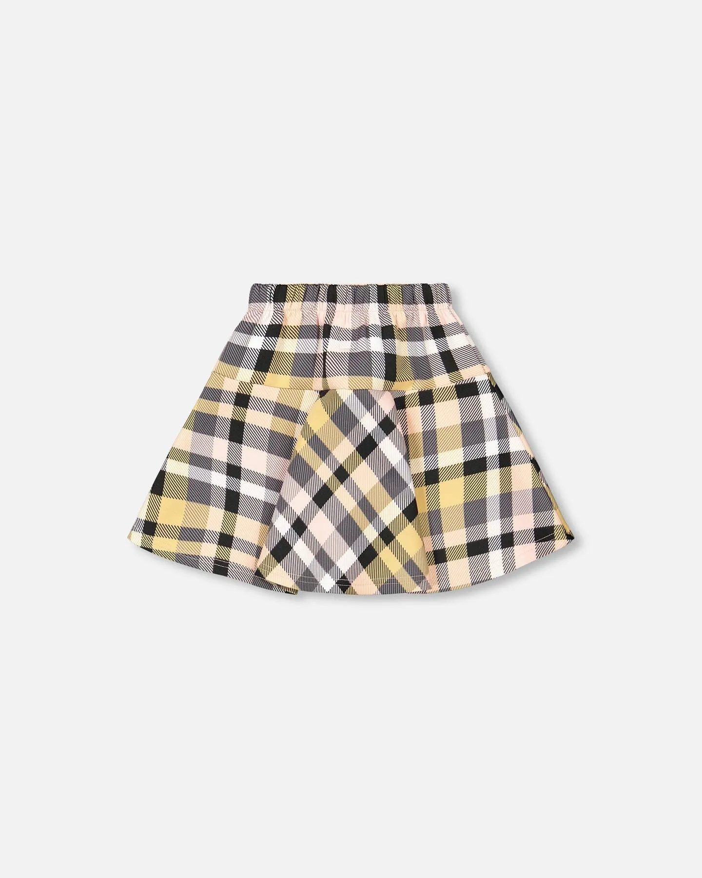 Gored Milano Skirt Pink Stylish Plaid