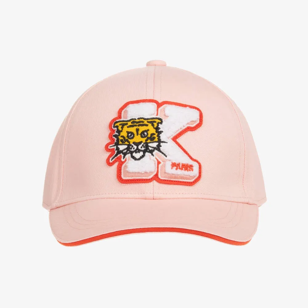 Kenzo Kids Girls Pink K Cap