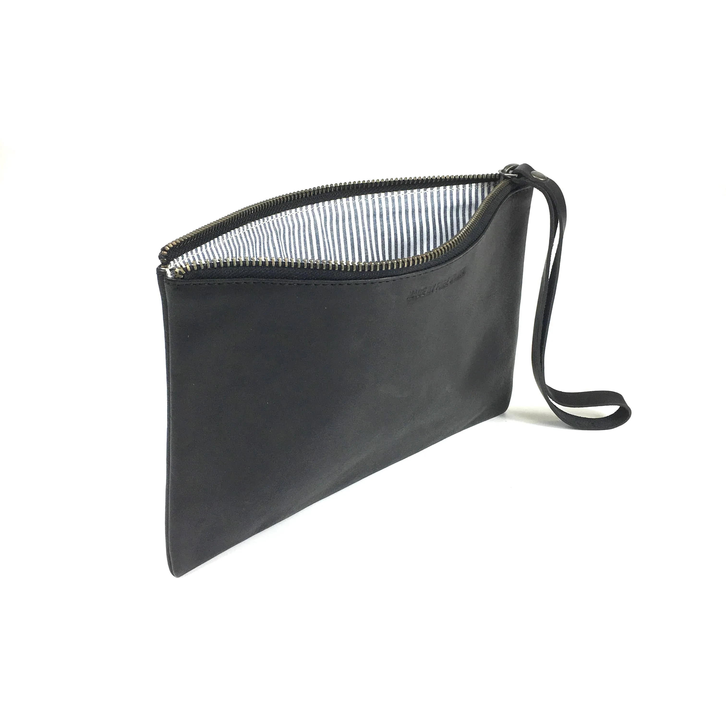 Leather Clutch Black