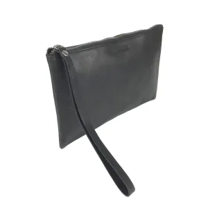 Leather Clutch Black