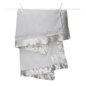 Luxe Solid Blanket Silver