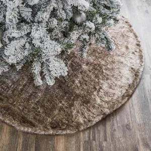 Luxe Wall to Wall Faux Fur Tree Skirt - 48"