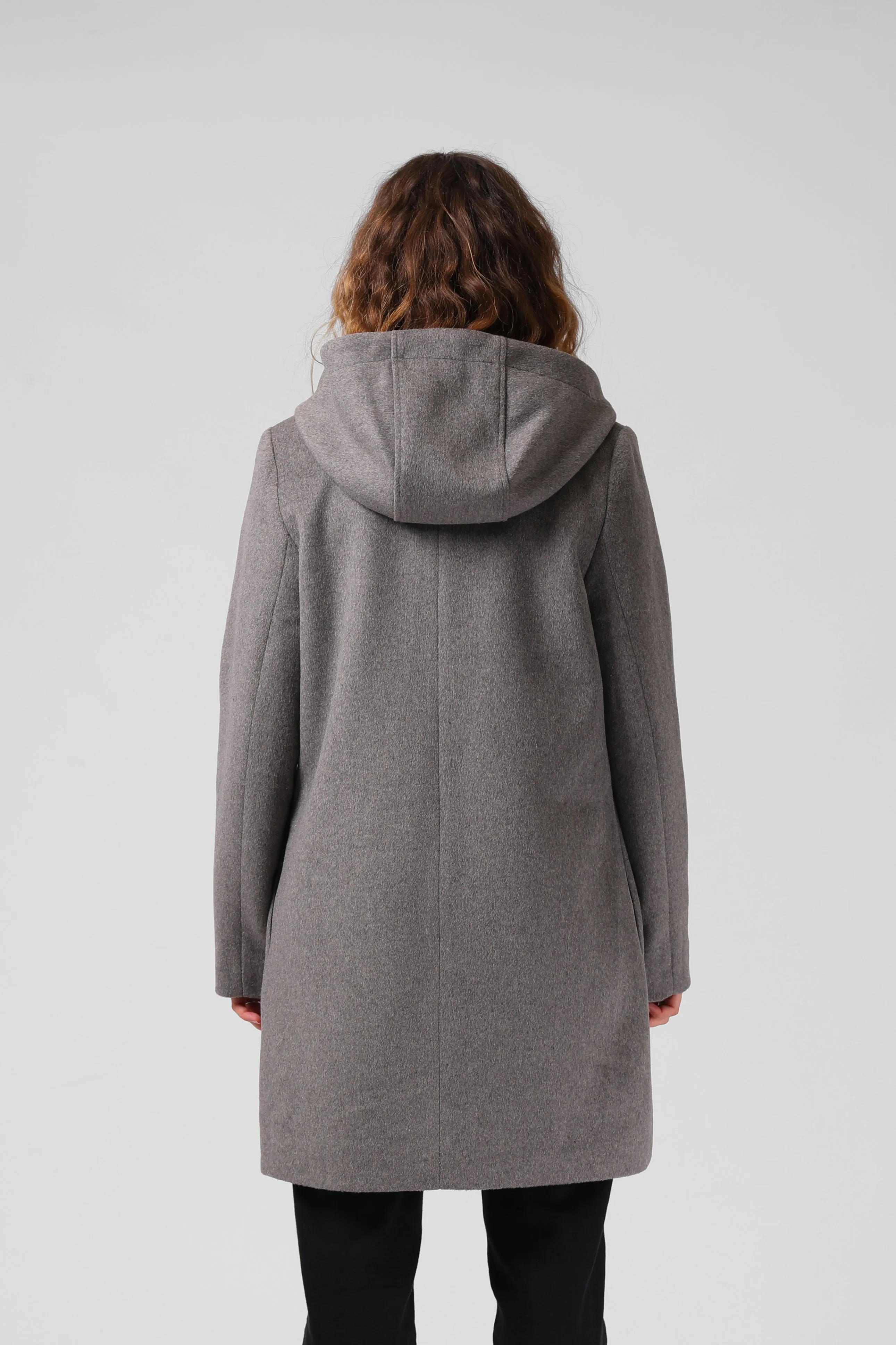 Milford Overcoat - Grey Marl