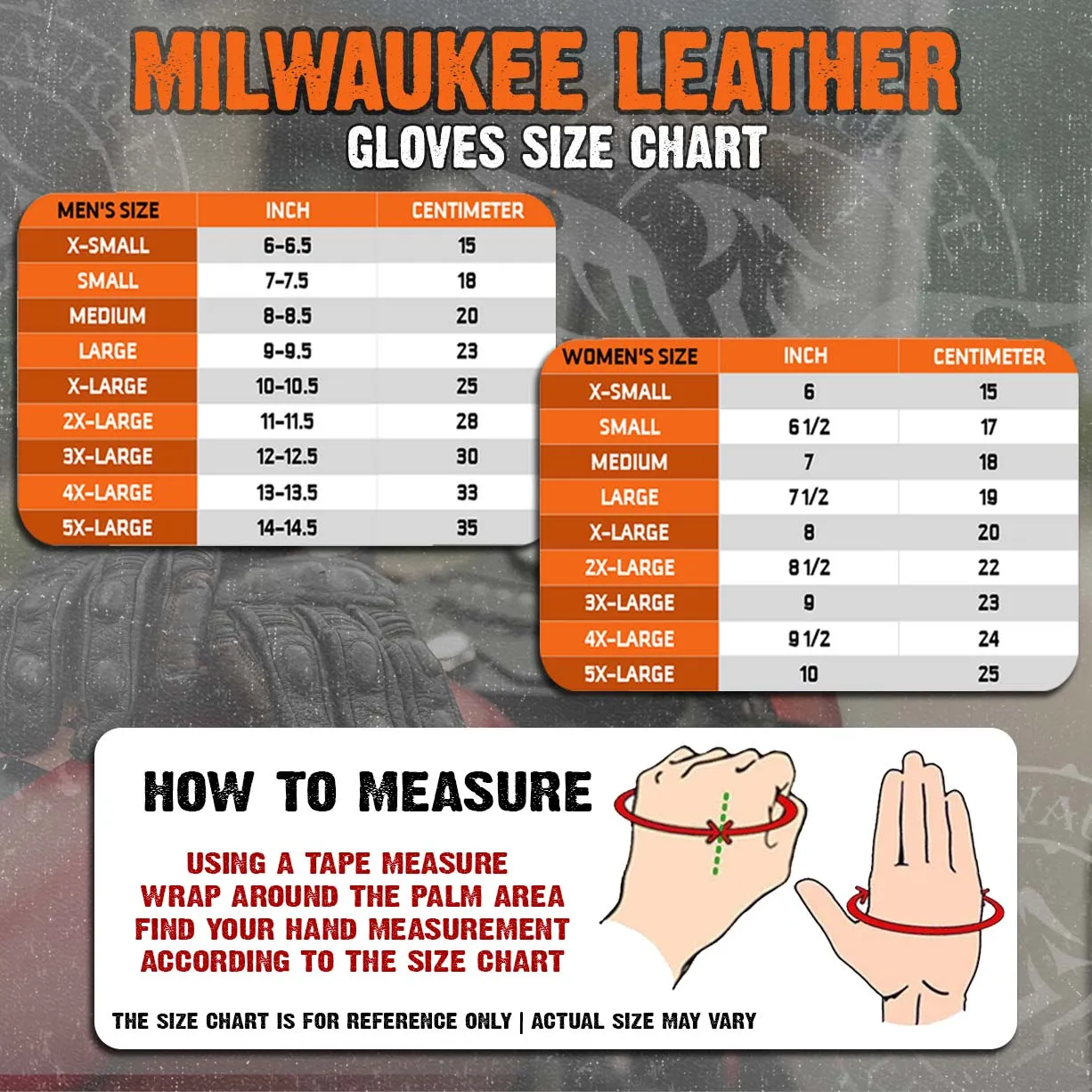 Milwaukee Leather Men's Gauntlet Motorcycle Hand Gloves- Deerskin Long