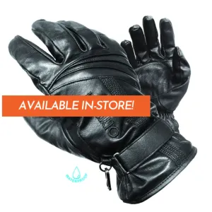 Monsoon Leather Waterproof Motorcycle Gloves | Olympia Sports