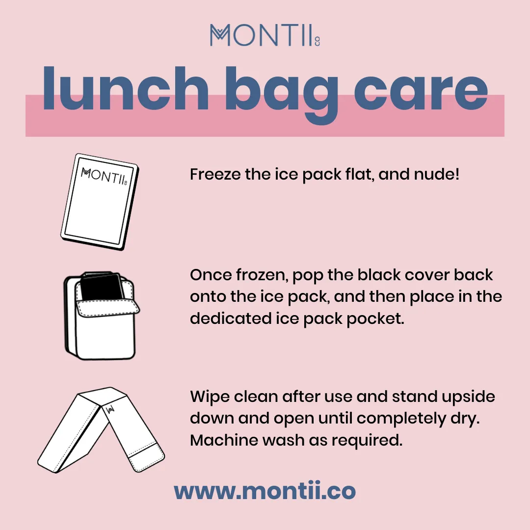 MontiiCo Insulated Medium Lunch Bag - Unicorn Magic PURPLE