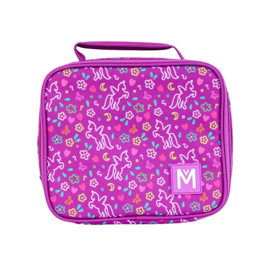 MontiiCo Insulated Medium Lunch Bag - Unicorn Magic PURPLE