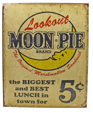 Moon Pie Tin Sign