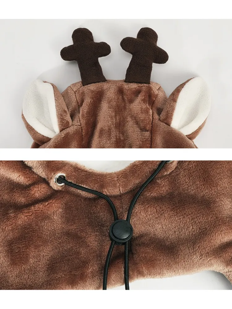 NANDN Kids Plush Jumping Ear Hood