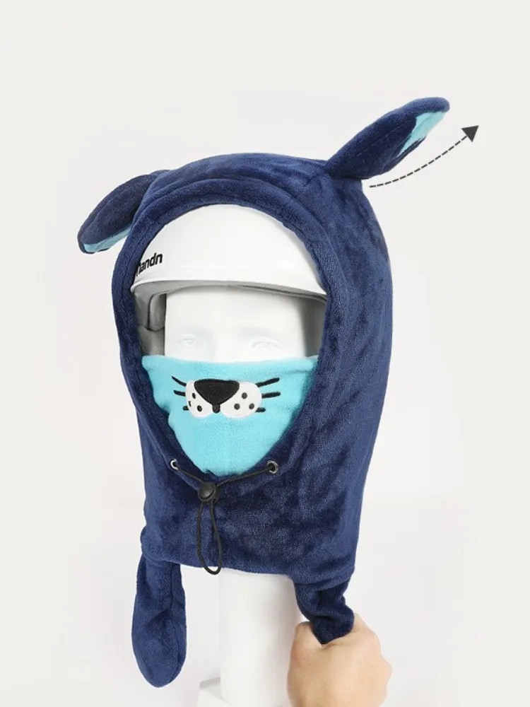 NANDN Kids Plush Jumping Ear Hood