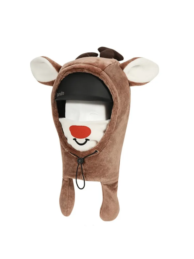 NANDN Kids Plush Jumping Ear Hood