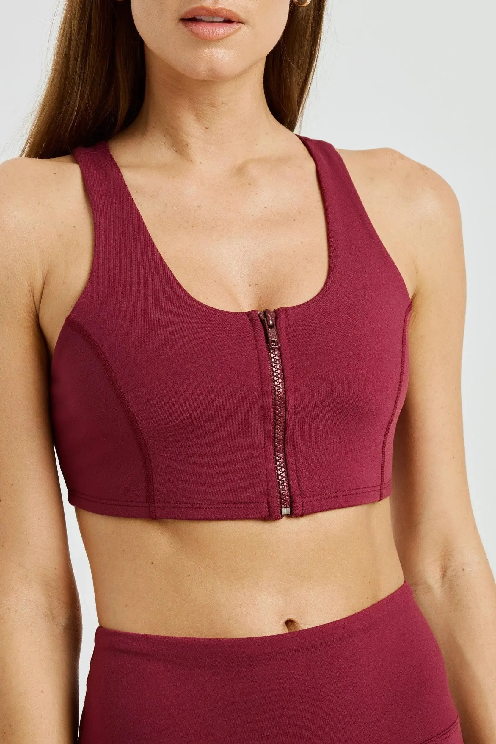 Night Track Zip Bra