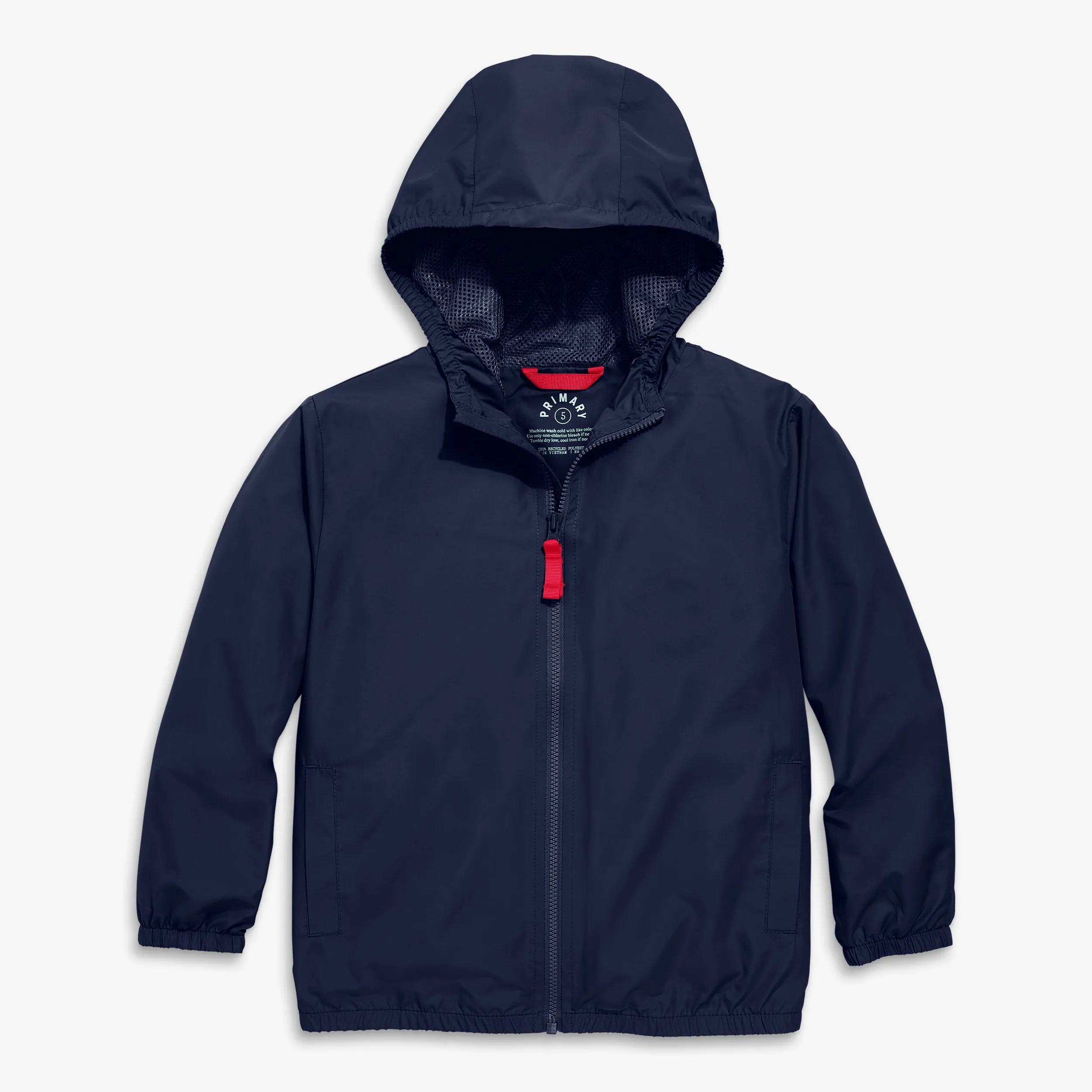 Packable windbreaker