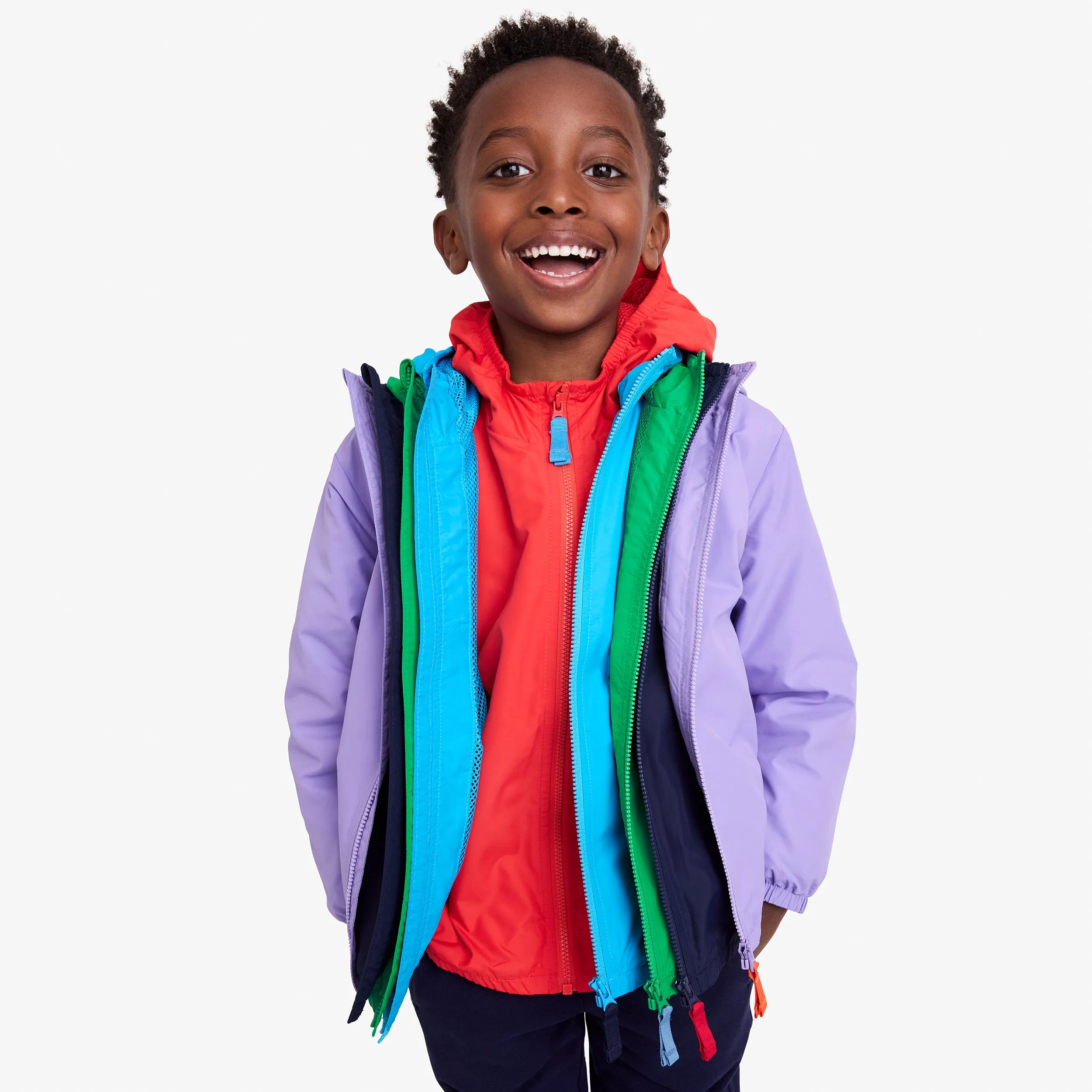 Packable windbreaker