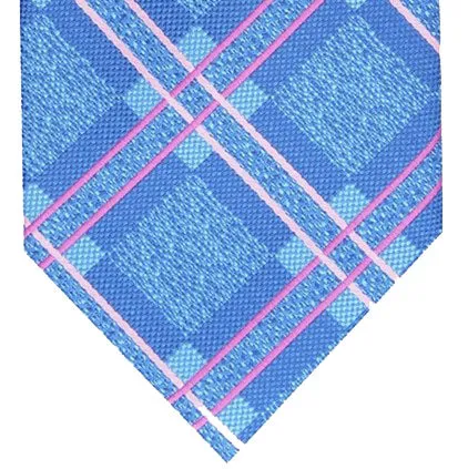 Perry Ellis Men's Denner Classic Plaid Tie Black Size Regular