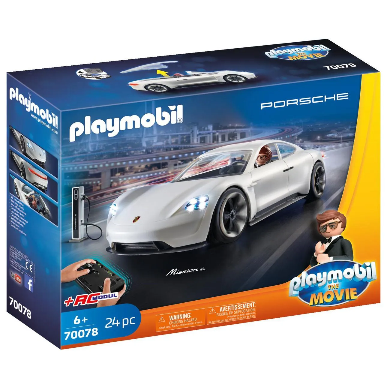 Playmobil Movie 70078 Rex Dasher's Porsche Mission E