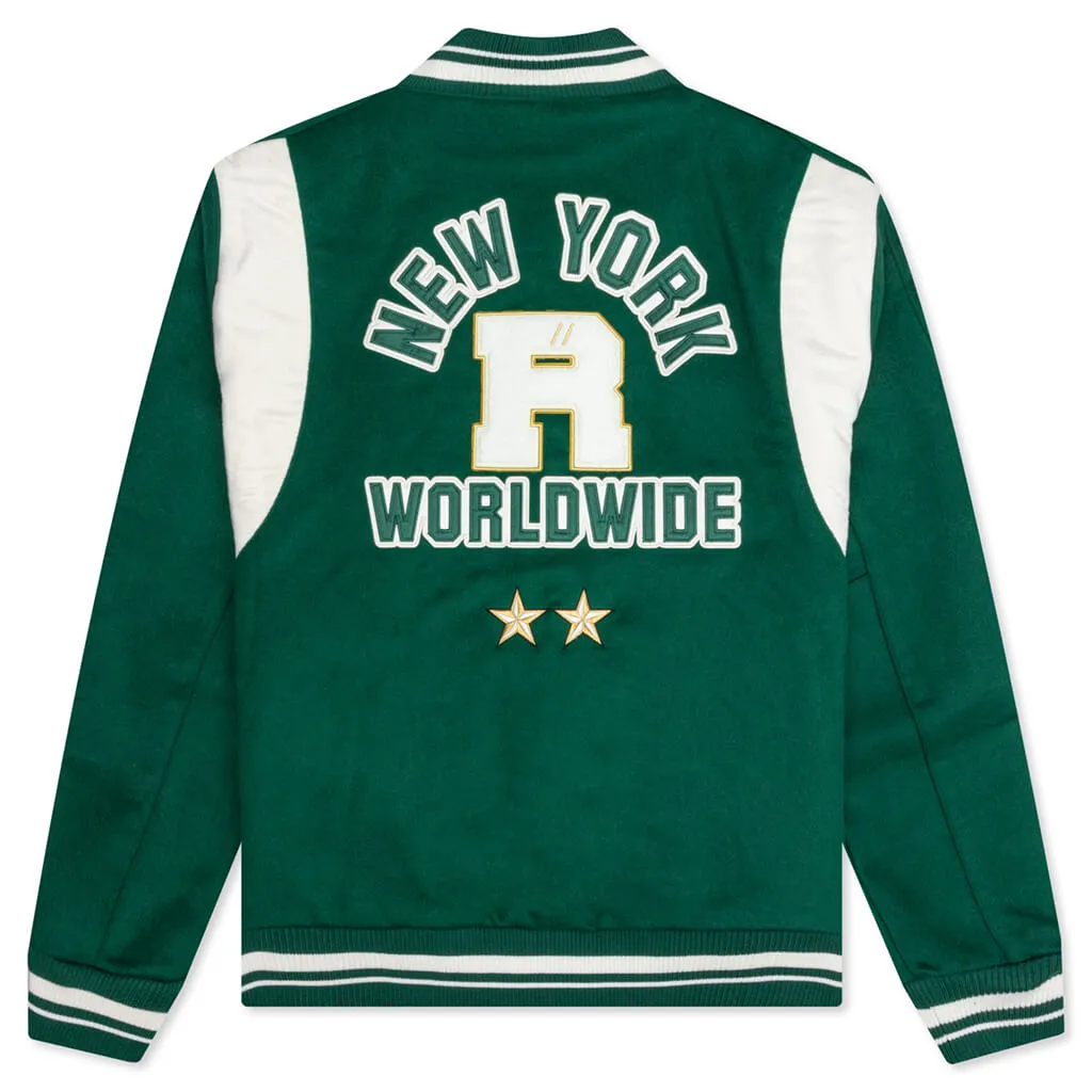 Puma x Rhuigi Varsity Jacket - Evergreen