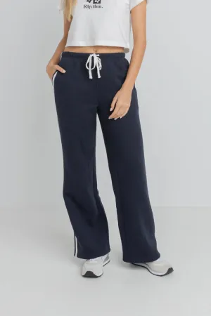 Rhythm Mono Stripe Track Pant - NAVY