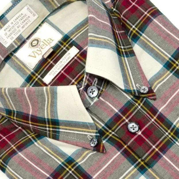 Shop Our Dress Stewart Plaid Shirt: Long Sleeve, Button-Down Collar, Made in Canada