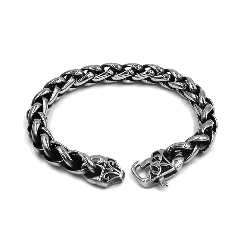 Stainless Steel Open Rope Chain Bracelet