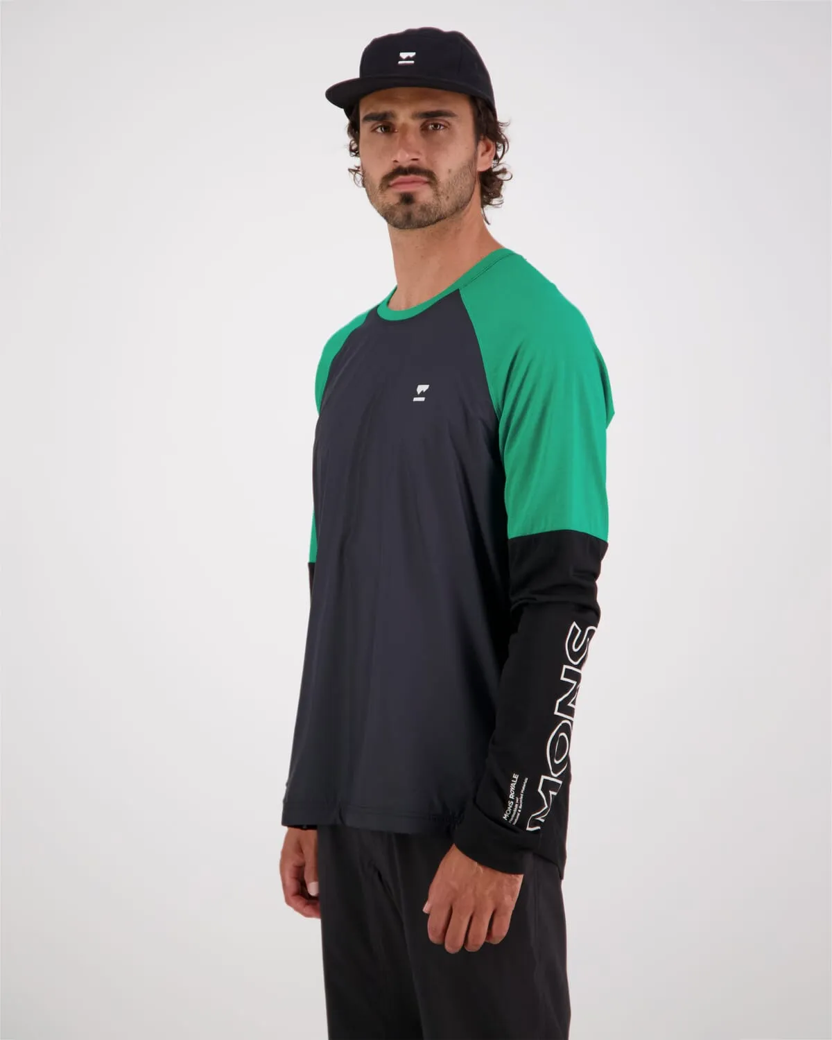 Tarn Merino Wind Jersey - Pop Green / Black