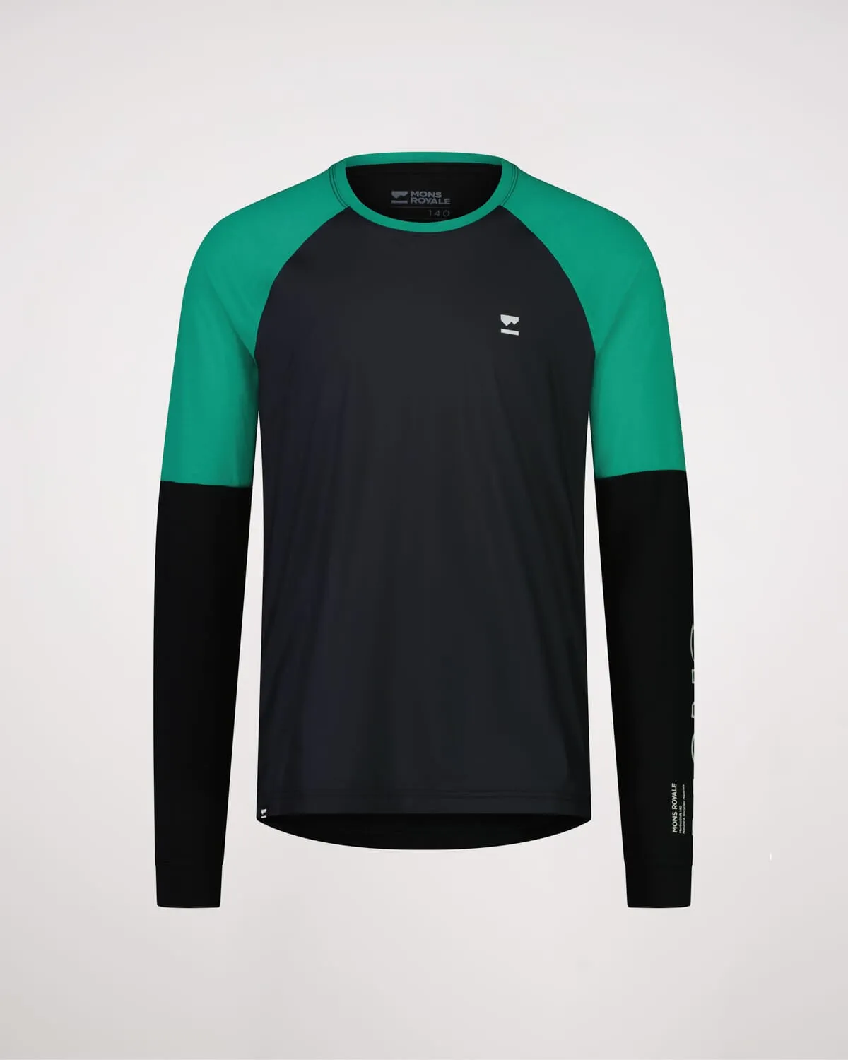 Tarn Merino Wind Jersey - Pop Green / Black