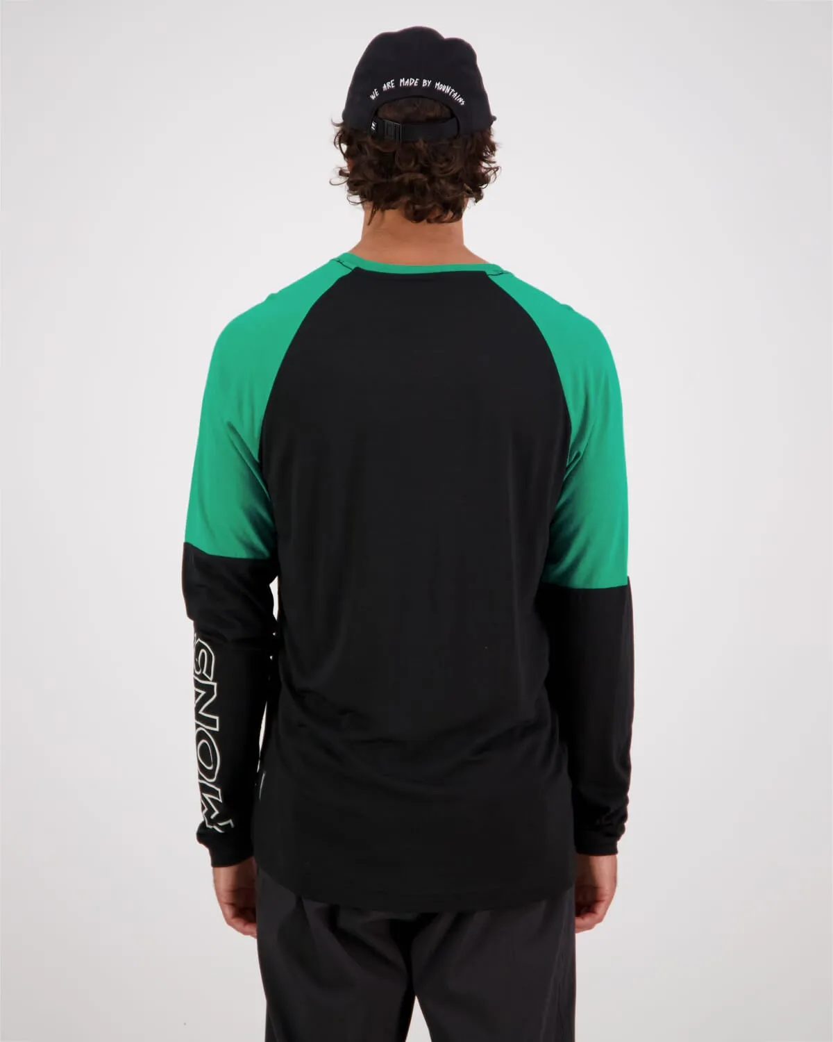 Tarn Merino Wind Jersey - Pop Green / Black