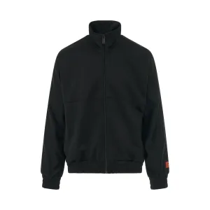 Tracktop Logo Jacket in Black