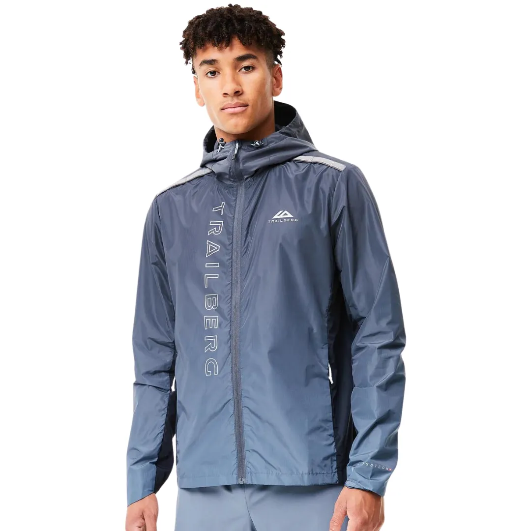 Trailberg Gradient Windbreaker Jacket - China Blue