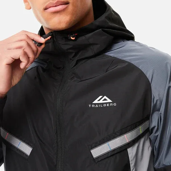 Trailberg Triathlon 3.0 Windbreaker Jacket - Black / Grey