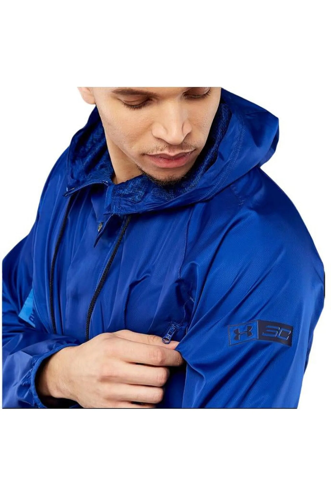 Under Armour Stephen Curry Windbreaker Blue Jacket